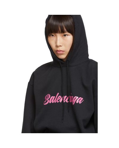 balenciaga pink sweatshirt