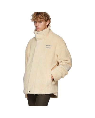 acne studios teddy jacket