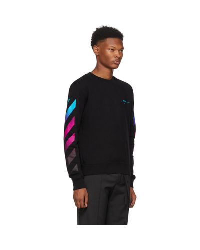 off white crewneck gradient