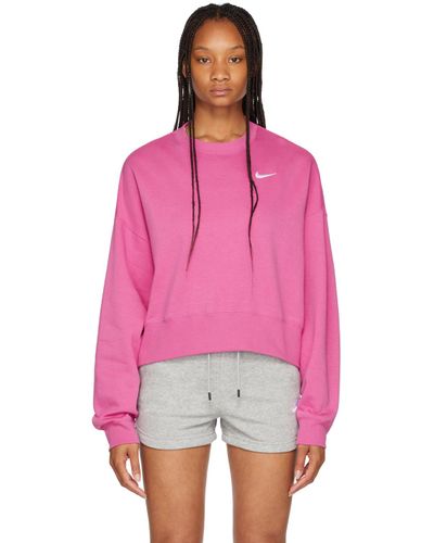 nsw fleece pant in active fuchsia