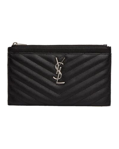 monogram bill pouch