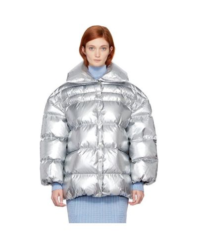 off white silver jacket