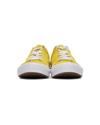 yellow suede converse