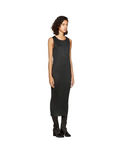 issey miyake pleated tank dress