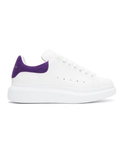 purple and white alexander mcqueen