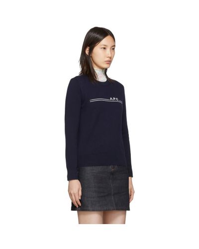 apc navy sweater