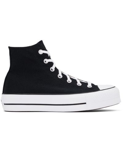 Converse Dames Hoge sneakers Chuck Taylor All Star Lift Hi Wit - Schoenen.nl