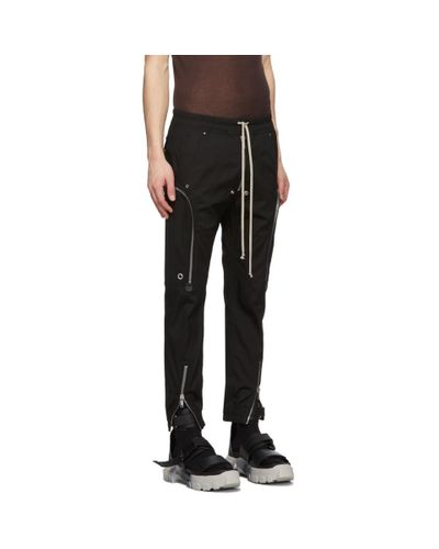 rick owens bauhaus cargo pants