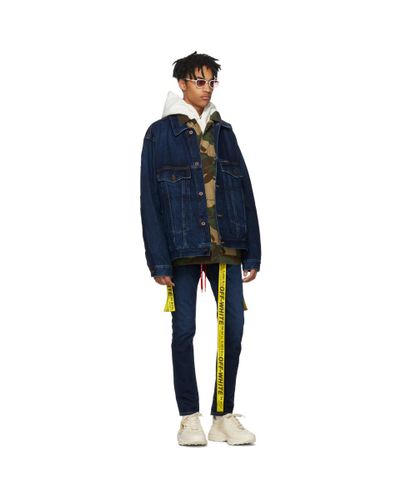 ceinture jaune off white