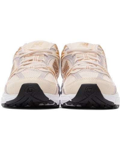 New Balance Rubber Beige \u0026 Gold 530 Sneakers - Lyst