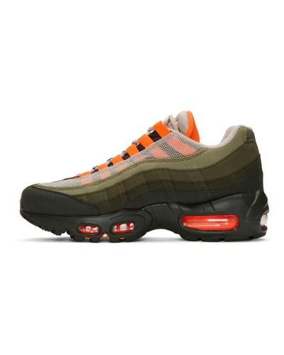 nike air max 95 green and orange