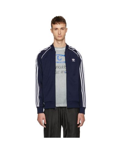 sst track jacket dark blue