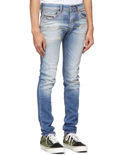 DIESEL Denim Blue Sleenker 009af Jeans 