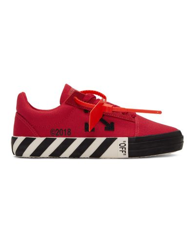 off white vulcanized low white red