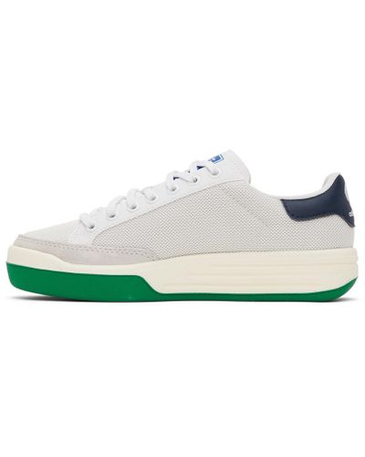 Noah Leather Grey Adidas Originals Edition Rod Laver Sneakers in White -  Lyst