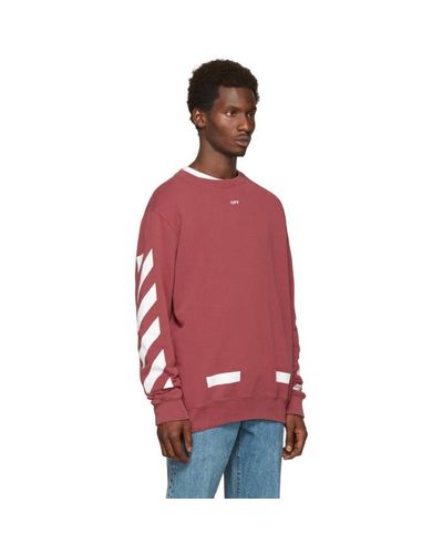 white and red crew neck