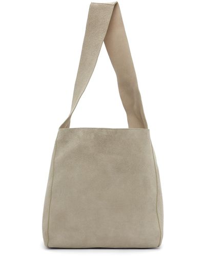 Joseph Taupe Suede Slouch Tote Lyst