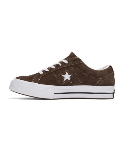 brown converse star