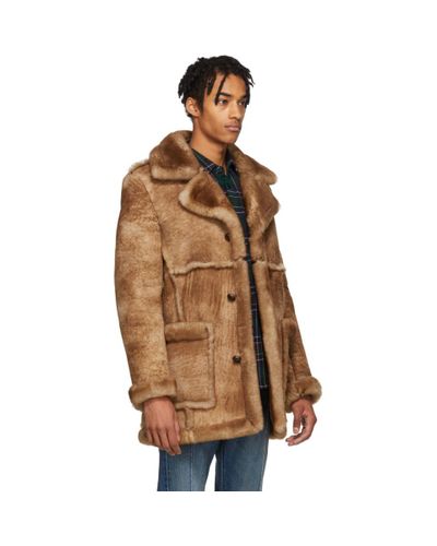 shearling ranch coat
