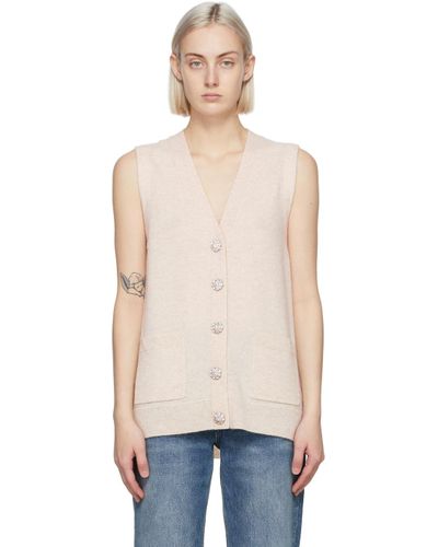 ganni cashmere vest