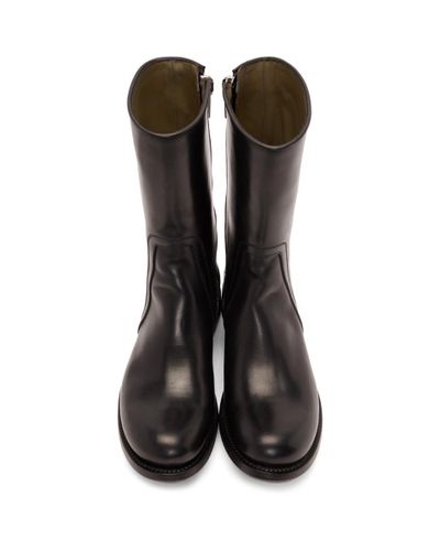 rick owens cop boots