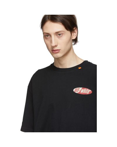 off white split logo tee