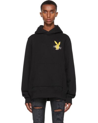Amiri Cotton Playboy Edition Cover Bunny Hoodie in Black for Men | Lyst