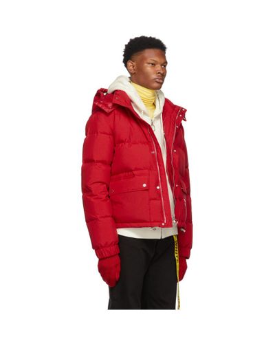 off white red coat