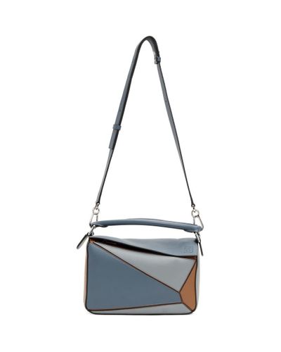 loewe puzzle bag blue