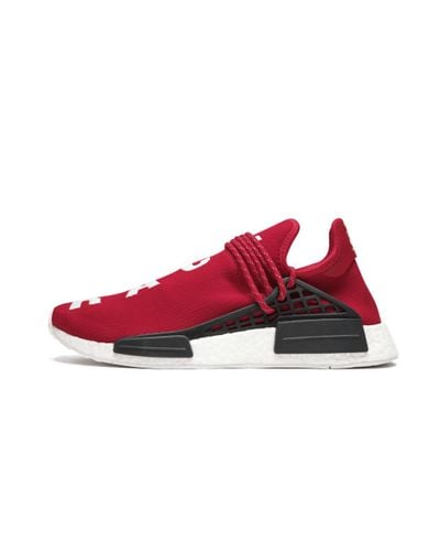 hu race red shoes