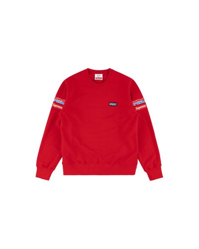 supreme honda fox racing crewneck black