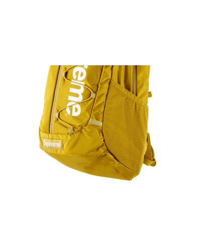 yellow supreme backpack