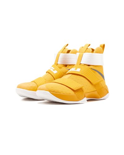 lebron soldier 10 yellow