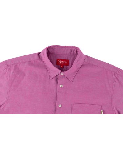 Supreme S/s Oxford Shirt for Men - Lyst