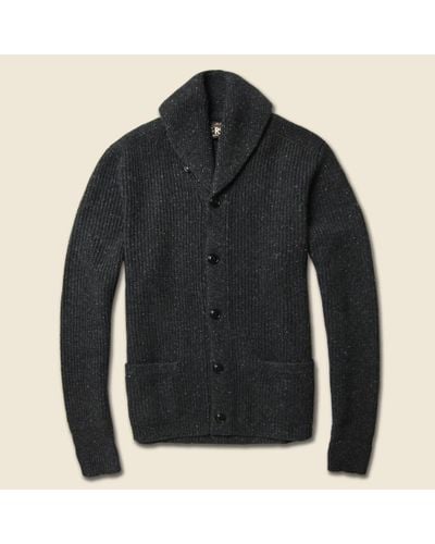 rrl cashmere shawl collar cardigan