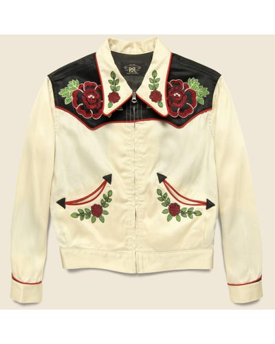 RRL Satin Embroidered Western Jacket 