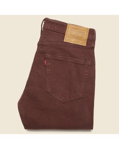 Levi's Premium Cotton 511 Slim Color Jean - Higher Ground (burgundy) for  Men | Lyst