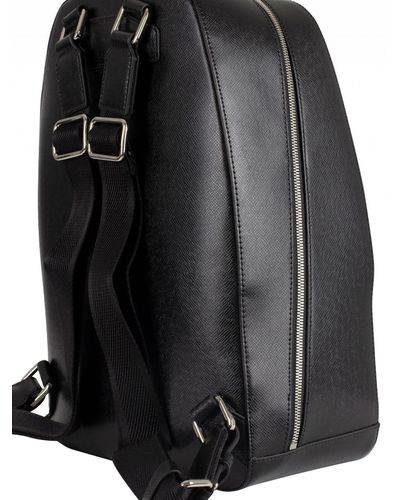 Vivienne Westwood Leather Men's Kent Backpack, Black Men's 