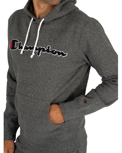 champion dark grey hoodie