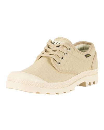 Palladium Canvas Sahara/ecru Pampa Ox Original Trainers in Natural for Men  - Lyst