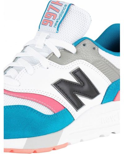 New Balance Suede Deep Ozone Blue/guava 