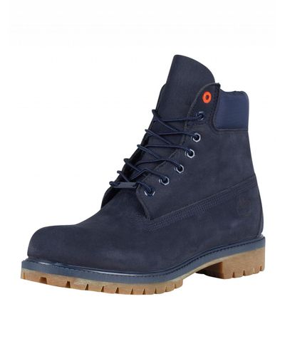 navy blue timberlands