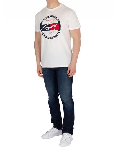 Tommy Hilfiger Denim Dark Comfort Slim Scanton Daco Jeans in Blue for Men |  Lyst