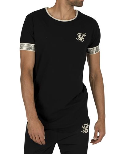 siksilk black shirt