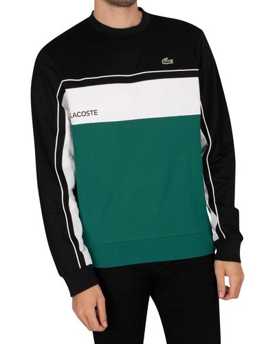 lacoste pique sweatshirt