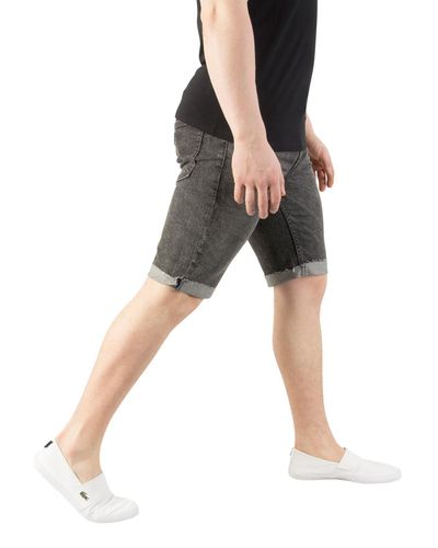 Levi's Charcoal 511 Slim Cutoff Bloke Denim Shorts in Gray for Men | Lyst