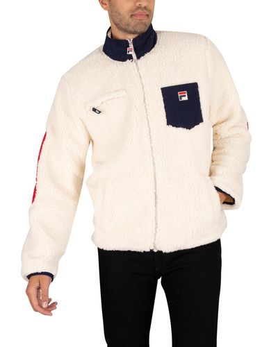 Fila Token Sherpa Jacket for Men - Lyst