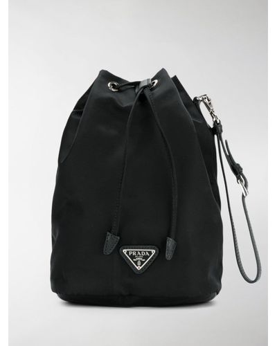 prada logo sailcloth container