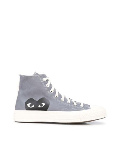 COMME DES GARÇONS PLAY Canvas X Converse All Star High-top Sneakers in ...