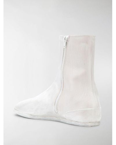 margiela flat tabi boots